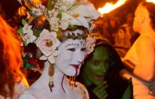 May Queen at Beltane Fire Festival