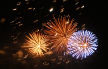 Fireworks - 3 star bursts