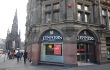 Jenners entrance on St Andrew Square
