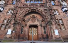 Edinburgh Portrait Gallery - wide shot of front entrance