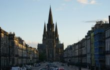 St Mary's Cathedral at sunset