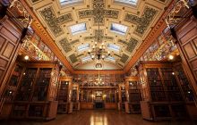 The library at the Royal College of Physicians of Edinburgh