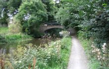 Bridge and tow path on the Union Canal