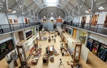 Weavers at work at the Dovecot Studios Gallery in Edinburgh