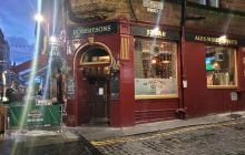 Robertson's 37 Bar front on Rose St Edinburgh