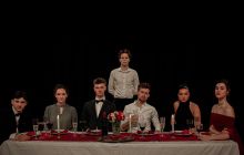 The cast of EUTC in Dinner