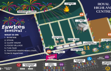 Fawkes Festival at Highland Centre map