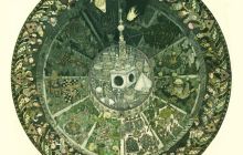 Robert Powell, The Clock, etching and watercolour, 2025. 