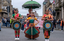 Performers at Edinburgh Diwali 2025