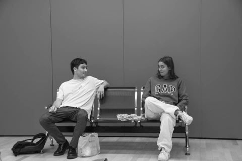 Josephine Francis as Marley and William Chambers as Tom in The End of the Line
