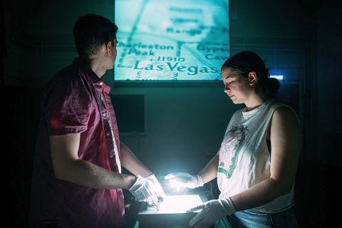 Ghosts of the Near Future - PJ Stanley and Emma Clark: Credit Mihaela Bodlovic
