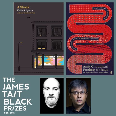 Keith Ridgeway and Amit Chaudhuri, 2022 winners of the James Tait Black prizes
