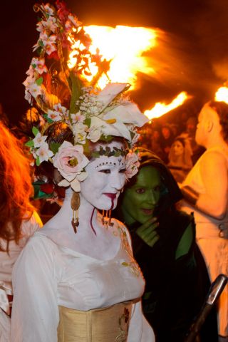 May Queen at Beltane Fire Festival