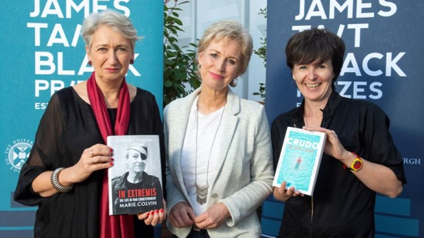 Lindsey Hilsum, Sally Magnusson and Olivia Laing