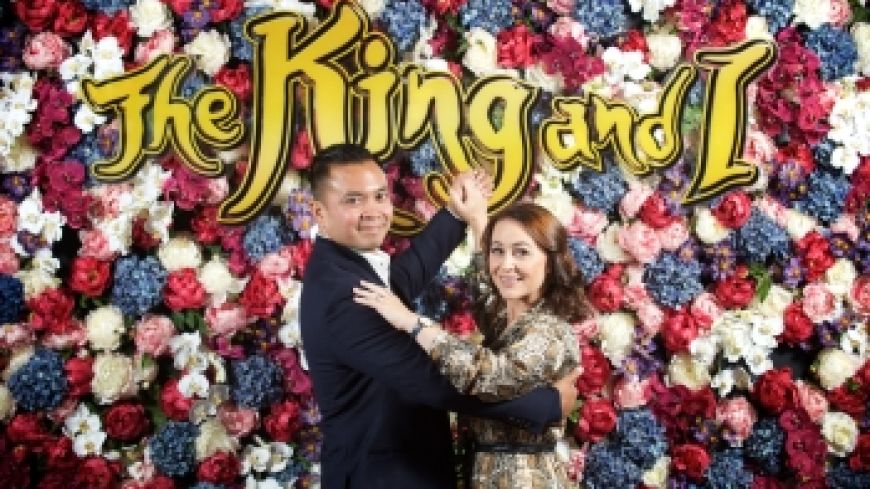 Jose Llana and Annalene Beechey at the King and I launch - credit Rob McDougall.