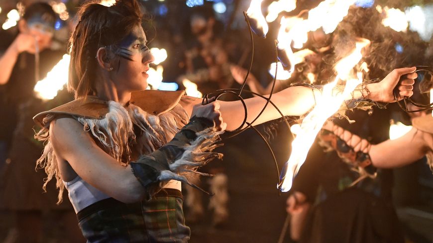 Pyro Celtica at Edinburgh's Hogmanay