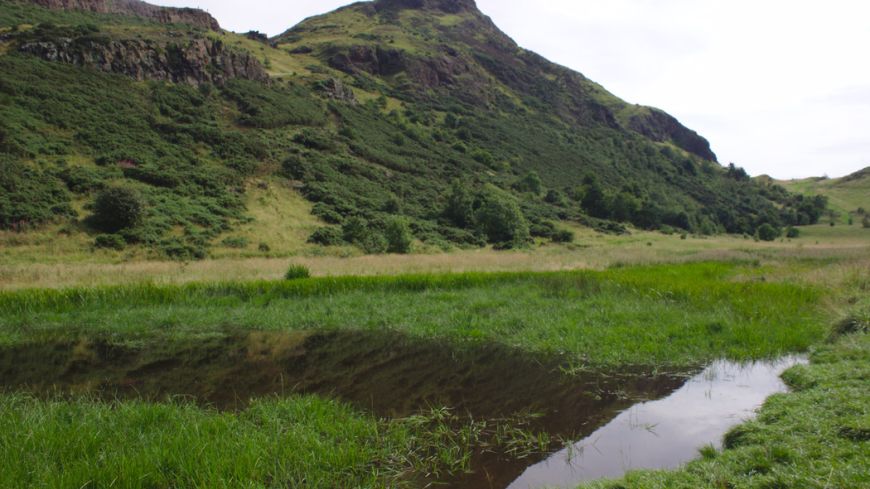 Hunter's Bog in Holyrood Park