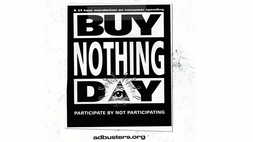 Buy Nothing Day poster