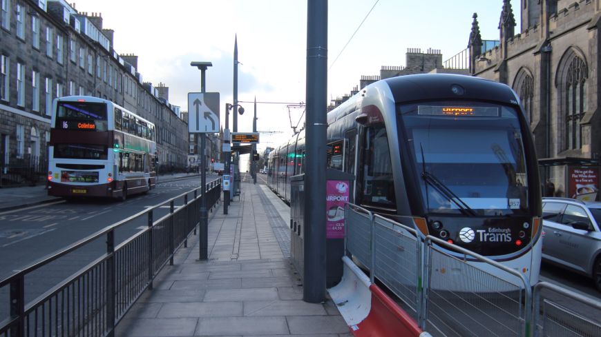 Edinburgh Tram at York Place