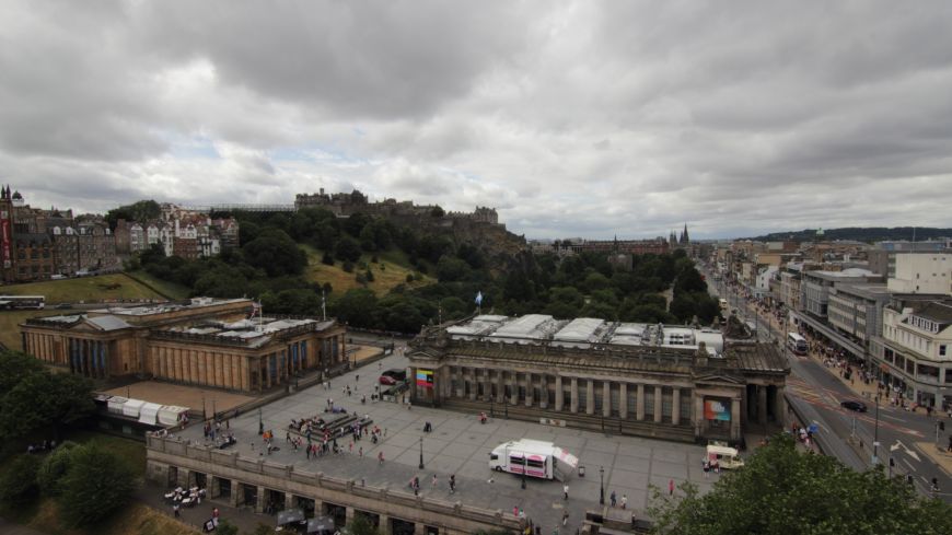 Edinburgh Castle from the Big Wheel