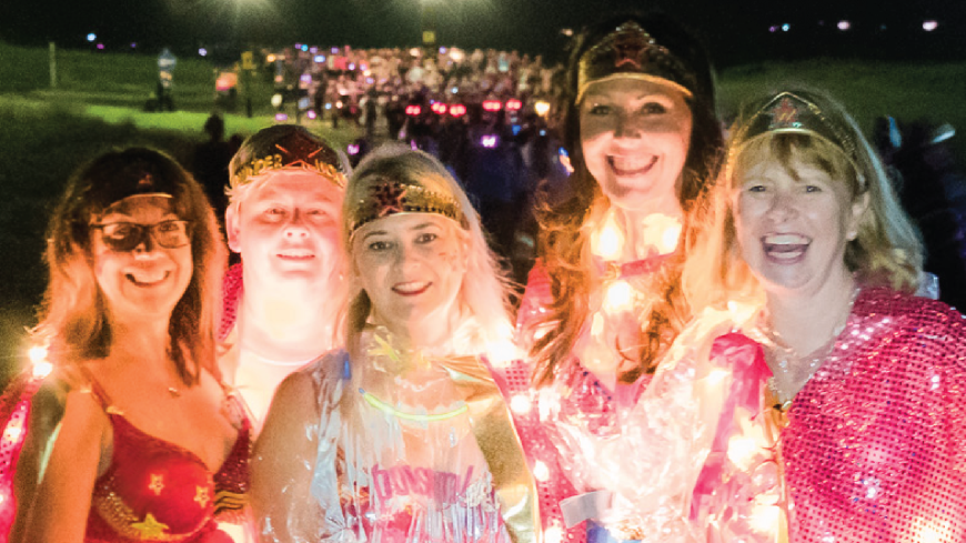 The MoonWalk Scotland Walkers