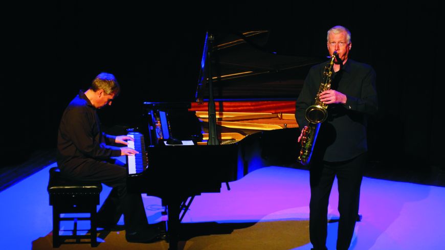 Ian Millar (Saxophone) and Dominic Spencer (piano)