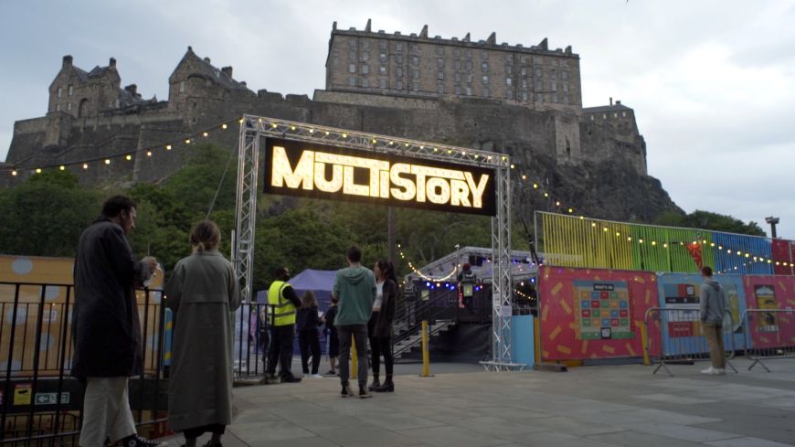 Multistory entrance at Fringe 2021