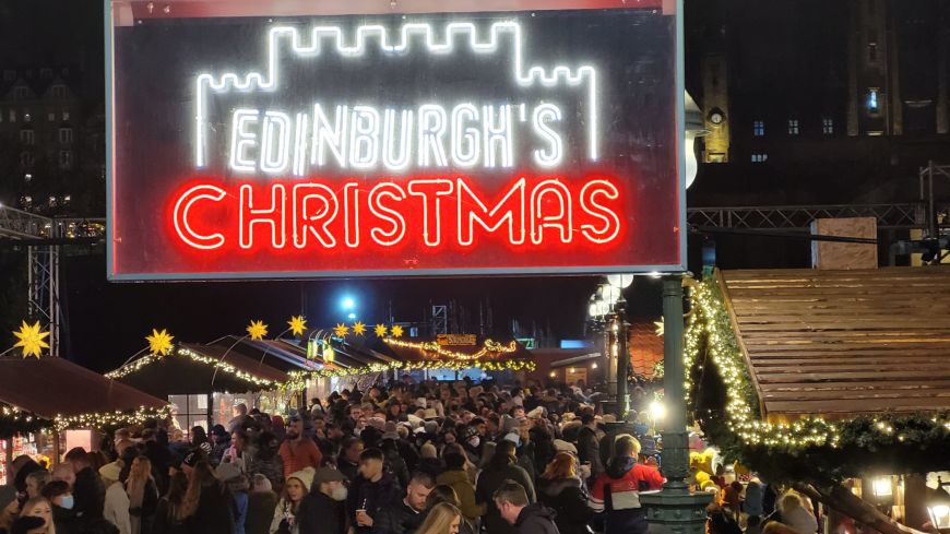 Edinburgh's Christmas Market at the galleries