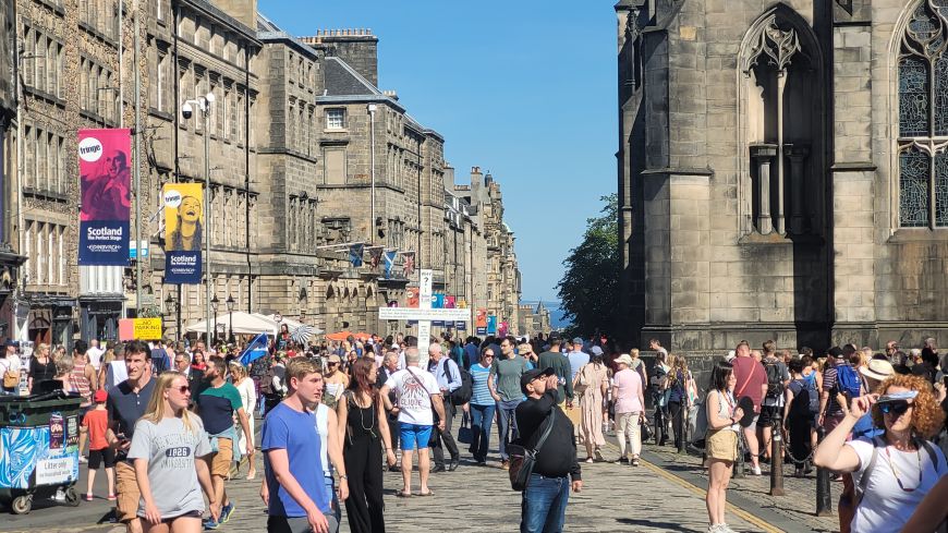 High Street crowds in August 2022