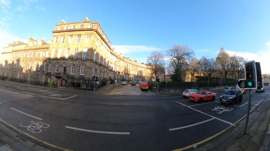 Randolp Crescent from Queensferry Street