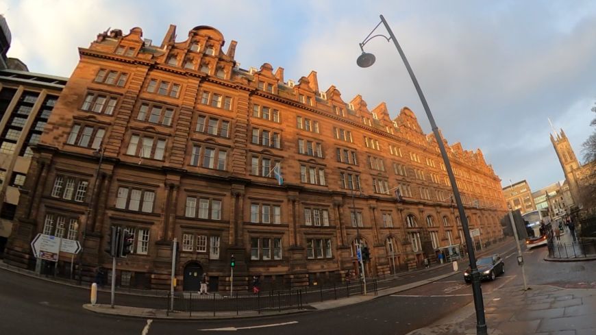Caledonian Hotel - Lothian Road view