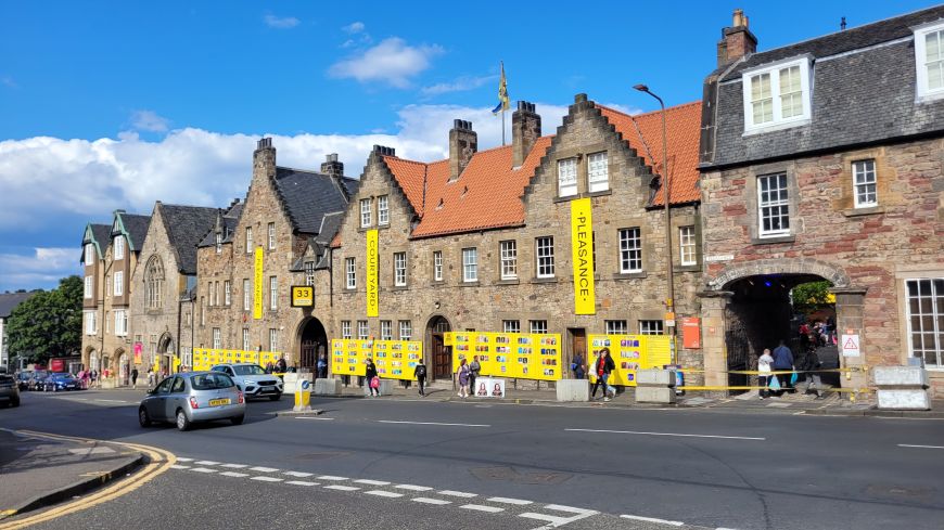Front of Pleasance Courtyard 2022