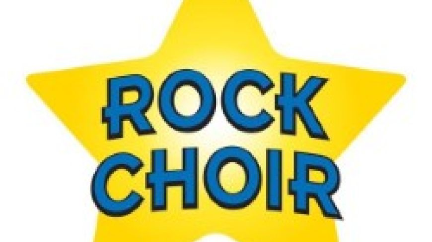 Star with Rock Choir text on it