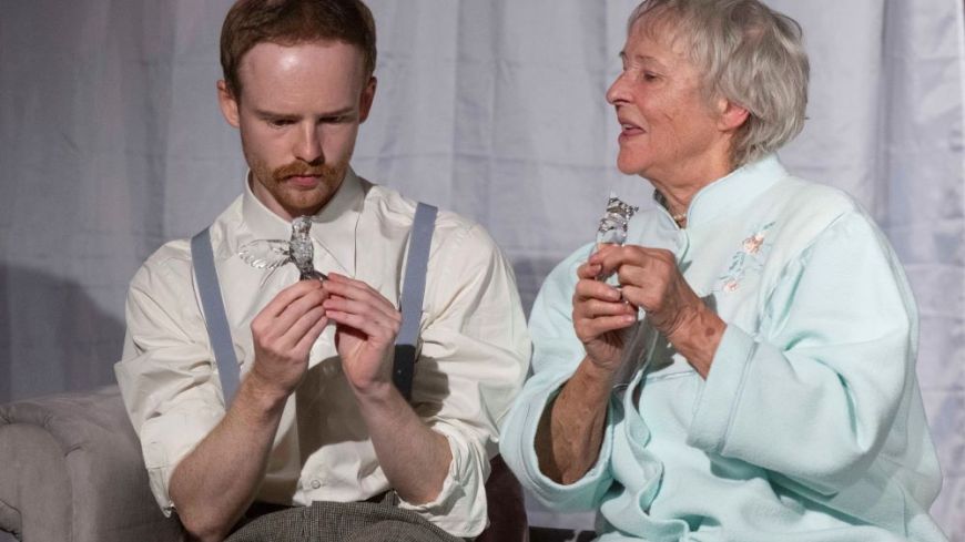 Anne Kidd as Rose and Aron Duchard as Tennessee Williams
