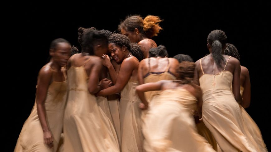 The ensemble of women in The Rite of Spring