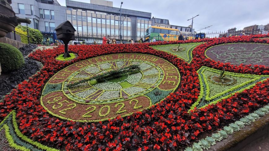 Edinburgh Floral Clock 2022 - Queen Elizabeth II