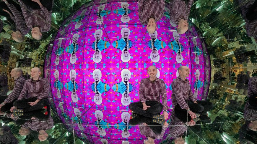 Camera Obscura's pop art graphic of King Charles III