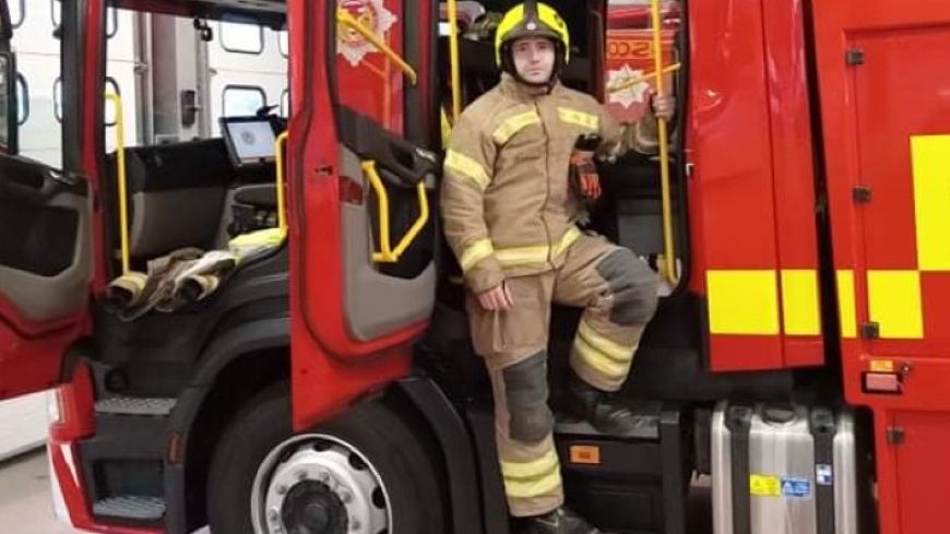 FIrefighter Barry Martin who died from injuries sustained in the Jenners fire
