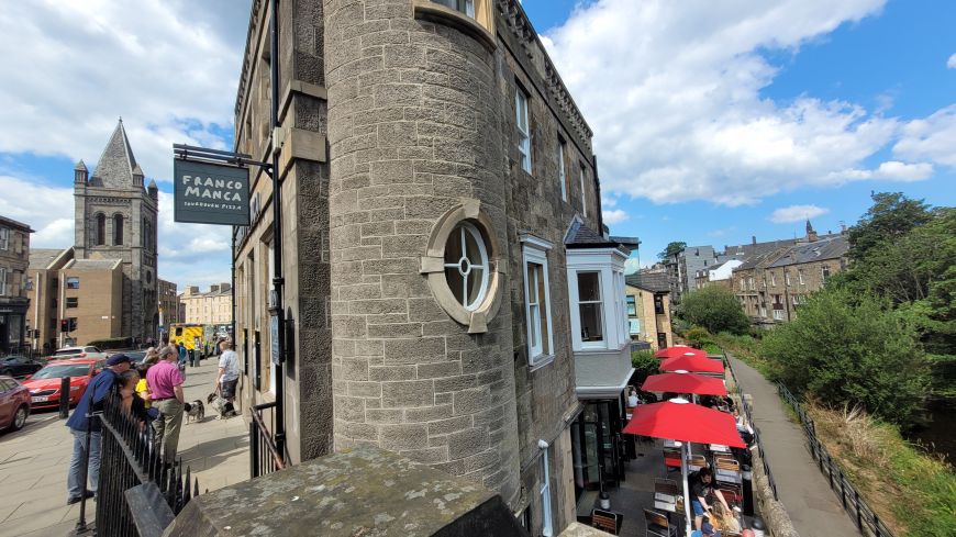 Franco Manca restaurant in Stockbridge, Edinburgh 