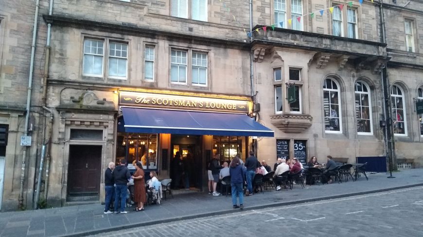 The Scotsman bar on Edinburgh's Cockburn Street