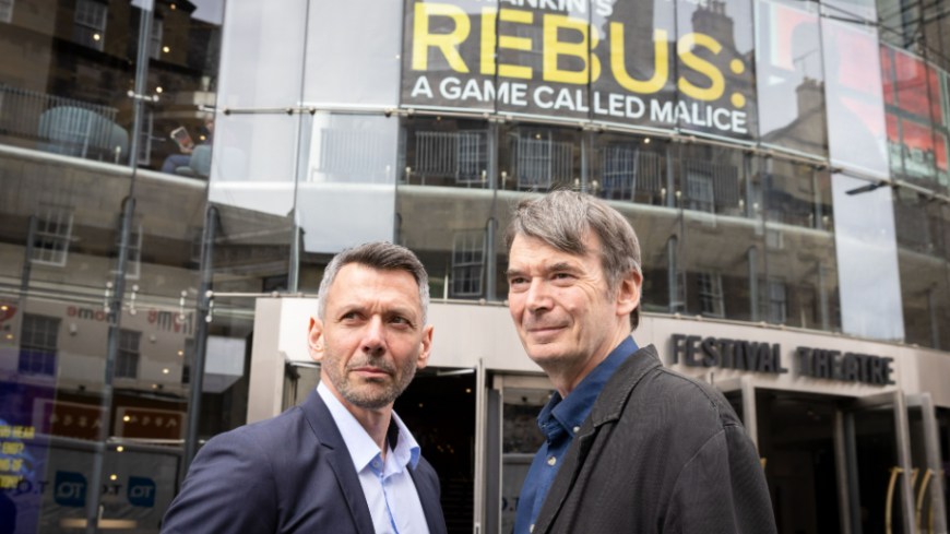 Sir Ian Rankin and Gray O'Brien 