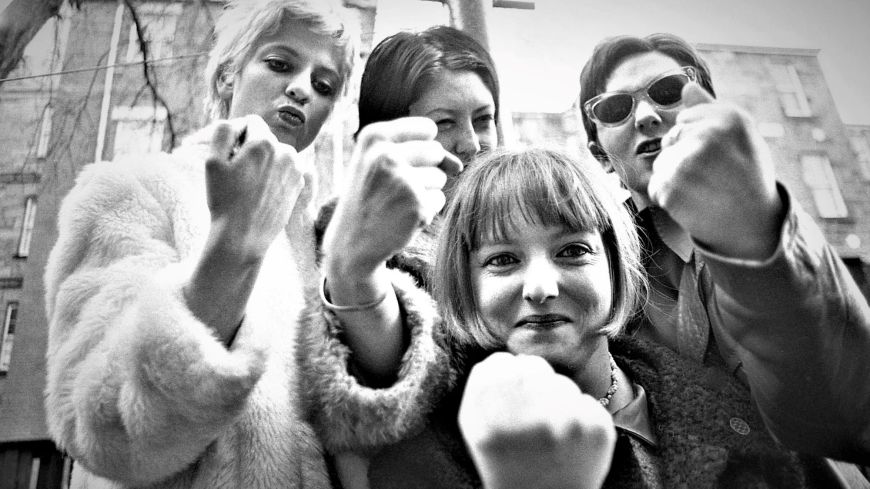 Scots girl band Lung Leg - still from "Since Yesterday" doc 