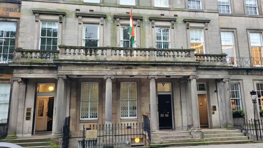 Front of the Consulate General of India