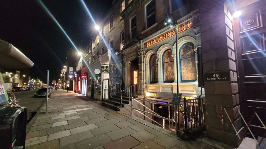 The Alchemist bar on George Street, Edinburgh