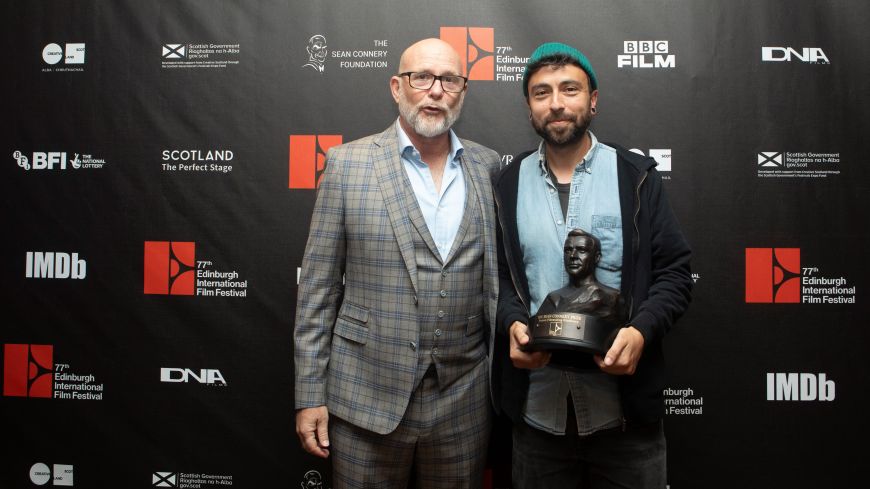 Jason Connery and Ceremony Director Jack King winner of the inaugural Sean Connery Award