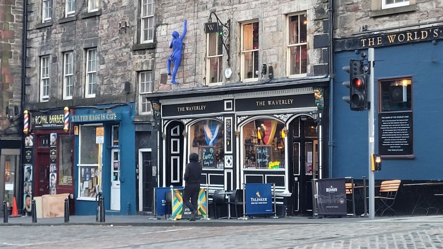 The Waverley Bar entrance on St Mary's Street