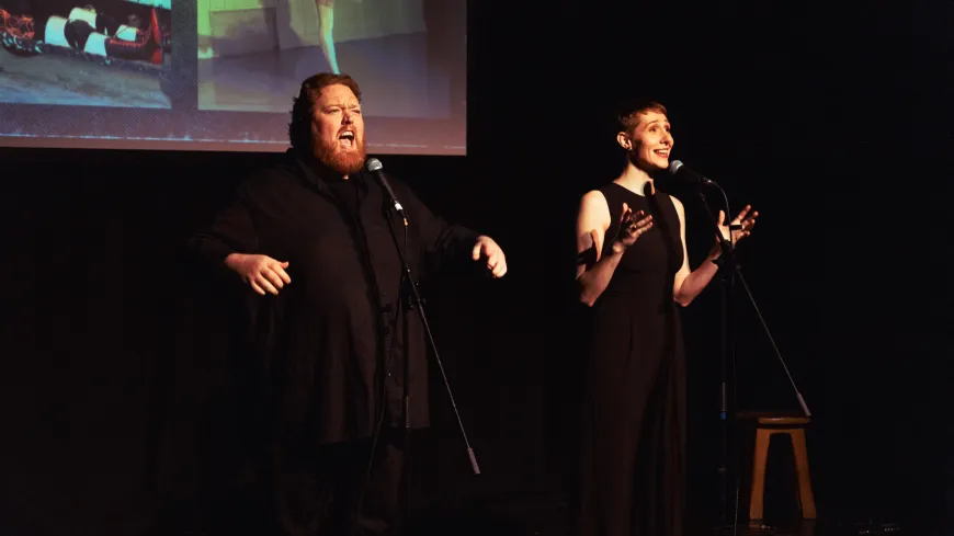 Loud Poets - Kevin McLean and Katie Ailes. Copyright I Am Loud and Gilad Zinman