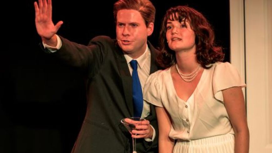 Joe McNeice as JFK and Nancy Edwards as Nancy