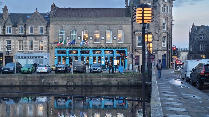 The Granary restaurant on the Shore in Leith