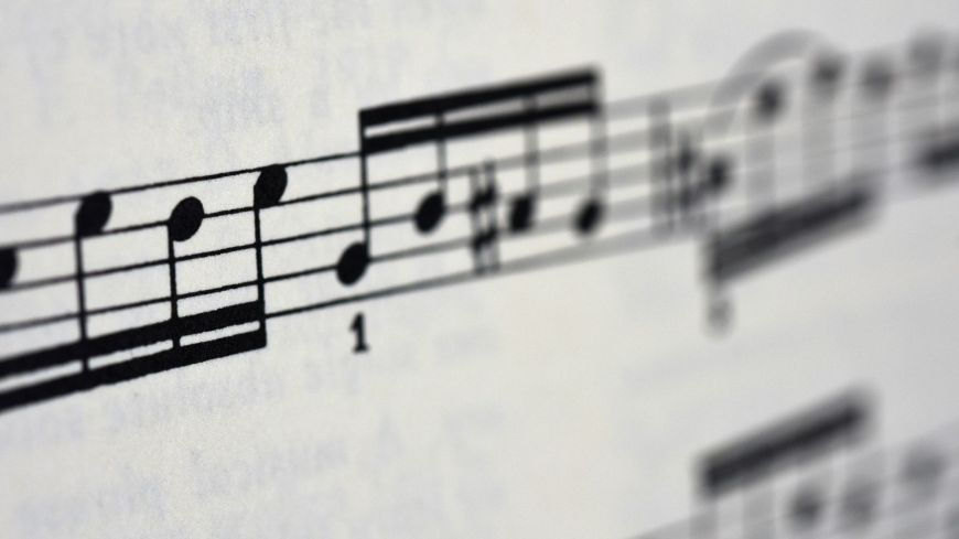 Notes on sheet music